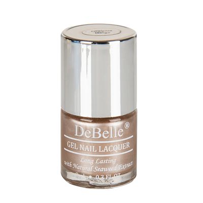 Buy Debelle Gel Nail Lacquer Chrome Beige - Metallic Beige Nail Polish