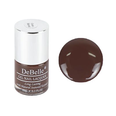 Buy Debelle Gel Nail Lacquer Cocoa Harvest - Dark Brown