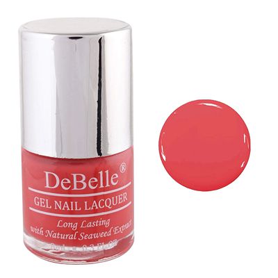 Buy Debelle Gel Nail Lacquer Princess Belle - Orange Red Nail Polish