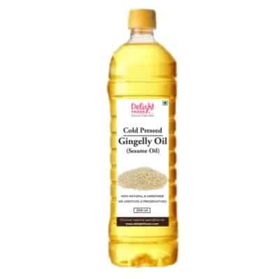 Buy Delight Foods Cold Pressed Gingelly Oil (Sesame Oil)