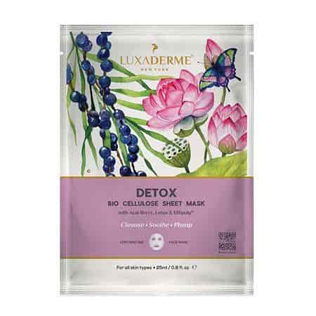 Buy Luxaderme Detox Bio Cellulose Sheet Mask
