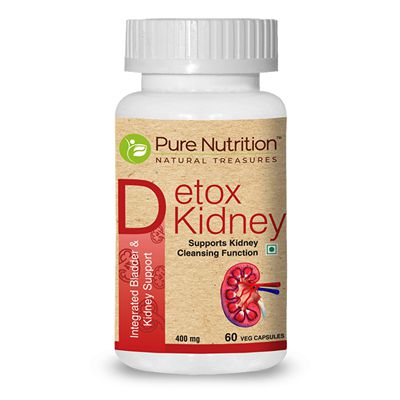 Buy Pure Nutrition Detox Kidney 400 mg Veg Capsules