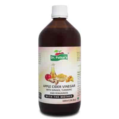 Buy Dr Patkars Apple Cider Vinegar with Ginger, Turmeric and Fenugreek
