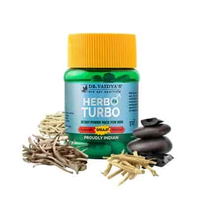 Buy Dr. Vaidyas Herbo 24 Turbo - Ayurvedic Power Capsule for Men
