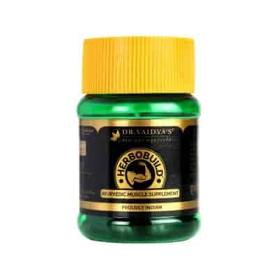 Buy Dr. Vaidyas Herbobuild Ayurvedic and Herbal Supplement For Muscle Gain
