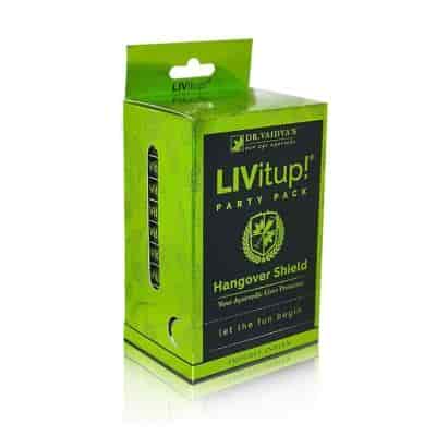 Buy Dr. Vaidyas Livitup Party Pack - Ayurvedic Hangover Pills