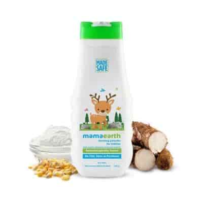 Buy Mamaearth Dusting Powder with Organic Oatmeal & Arrowroot Powder for Babies