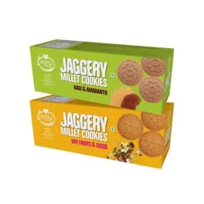 Buy Early Foods Dry Fruit & Ragi Amaranth Jaggery Cookies 150 Gms X 2 Nos