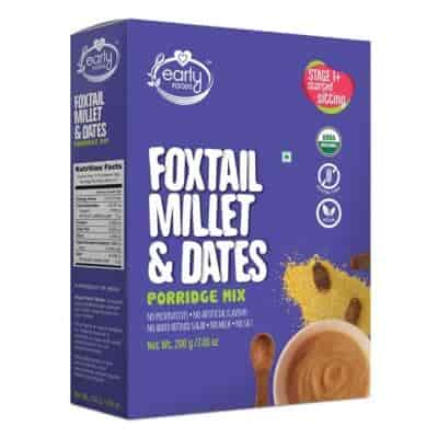 Buy Early Foods Organic Foxtail Millet And Dates Porridge Mix
