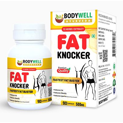 Buy Bodywell Ayurveda Fatknocker Ayurvedic Weight Loss Capsules 500 mg