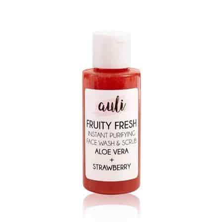 Buy Auli Fruity Fresh Instant Cleansing Face Wash and Scrub