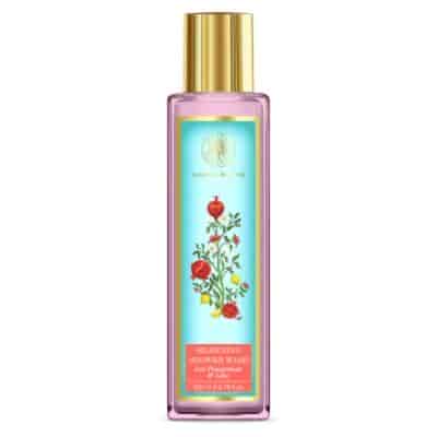 Buy Forest Essentials Iced Pomegranate and Fresh Kerala Lime Silkening Shower Wash