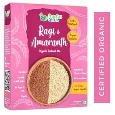 Buy Fructus Terra Organic Ragi And Amaranth Instant Porridge Mix Rajgira