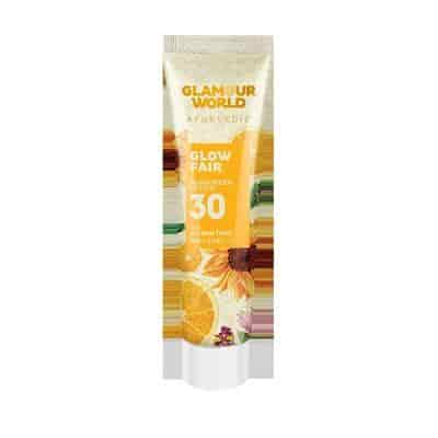 Buy Glamour World Ayurvedic Glow Fair 30 Sunscreen Lotion