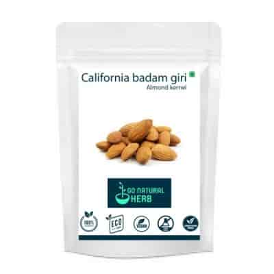 Buy Go Natural Herb California Almond Kernels American Badam Giri