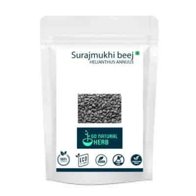 Buy Go Natural Herb Sunflower Seed Surajmukhi Beej