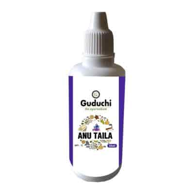 Buy Guduchi Ayurveda Anu Taila Nasal Drop Treats Headache & Sinusitis Prevents Hair Fall & Premature Greying Cures Disease Of All Sense Organs