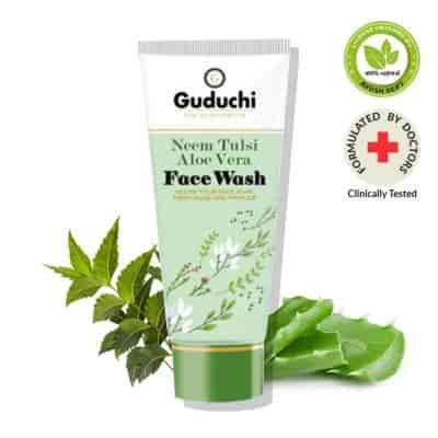 Buy Guduchi Ayurveda Ayurvedic Neem Tulsi Aloevera Face Wash For Acne Scars & Pigmentation