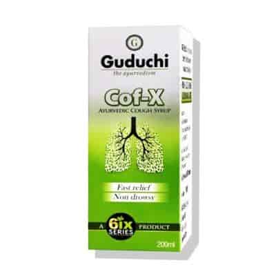 Buy Guduchi Ayurveda Cof X Ayurvedic Cough Syrup For Congestion & Respiratory Relief