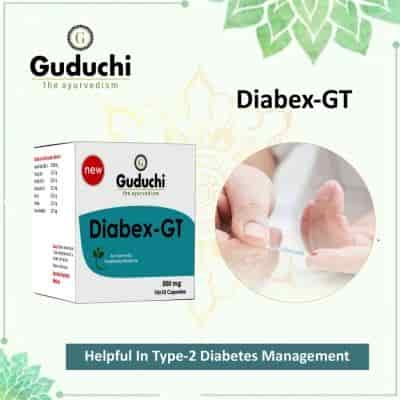 Buy Guduchi Ayurveda Diabex-Gt Improves Insulin Secretionhelps To Stimulate The Pancreas For Releasing Proper Insulin