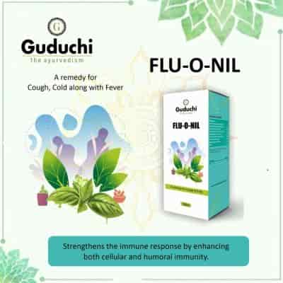 Buy Guduchi Ayurveda Flu O Nil Syrup Relieves From Cold Cough & Fever