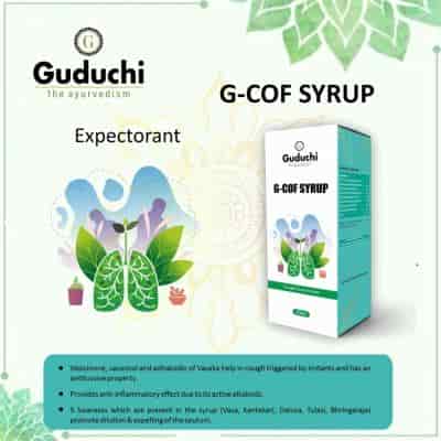 Buy Guduchi Ayurveda G Cof Syrup A Remedy For Productive Cough Reduces Chest And Nasal Congestion