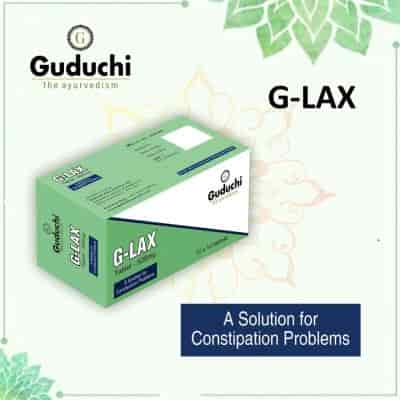 Buy Guduchi Ayurveda G-Lax Tablet Help To Correct The Bowel Movements Useful For Constipation