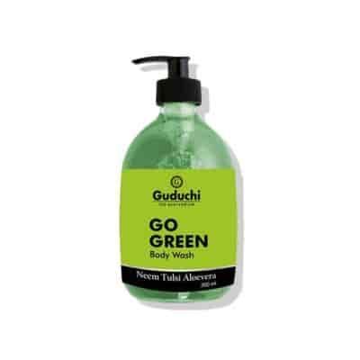 Buy Guduchi Ayurveda Go Green Body Wash Sls Free Helpful In Oily Skin