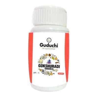 Buy Guduchi Ayurveda Gokshuradi Guggulu Cures Kidney Stones & Urinary Tract Infections Reduces Burning Sensation