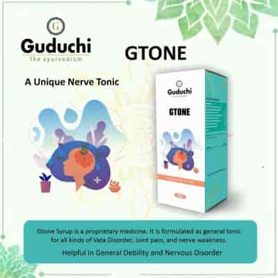 Buy Guduchi Ayurveda Gtone Syrup Beneficial For Improving Bone Health Maintains Overall Body Balance