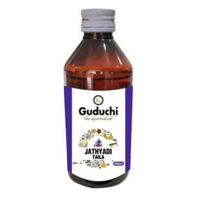 Buy Guduchi Ayurveda Jatyadi Taila Quick Heal Of Skin Diseases & Injuries Helps Heal Of Wounds Blisters Sinus & Abscess