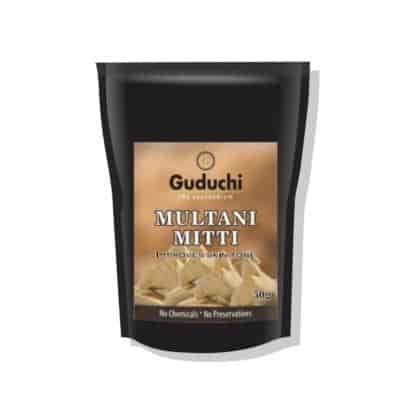 Buy Guduchi Ayurveda Pure Multani Mitti For Skin Cleansing & Oil Control Acne, Pimples & Pigmentation