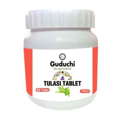Buy Guduchi Ayurveda Tulsi Tablet Respiratory Wellness Boost Immunity Relieves Cold & Cough 500Mg