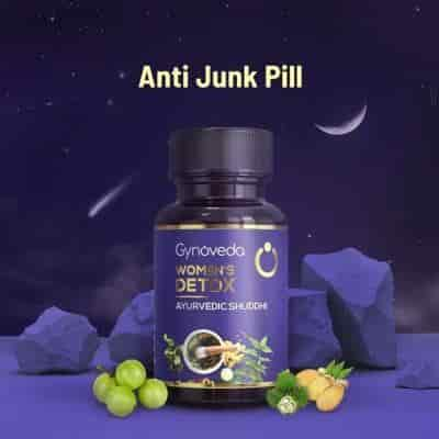 Buy Gynoveda Ayurvedic Anti Junk Pill Womens Daily Detox 60 Pills