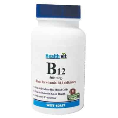 Buy HealthVit B12 Ideal for Vit B12 Deficiency