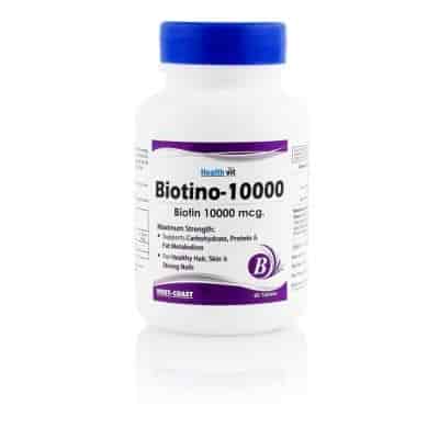 Buy HealthVit Biotin 10000mcg Maximum Strength
