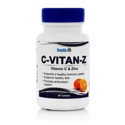 Buy Healthvit C - Vit Vitamin C and Zinc Tablets