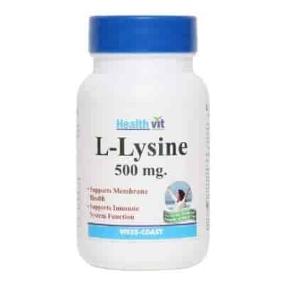 Buy Healthvit L - Lysine Tablets