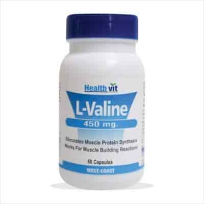Buy Healthvit L-Valine 450 MG