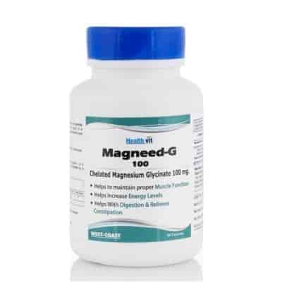 Buy Healthvit Magnesium Gglycinate 100mg