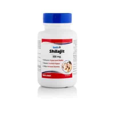 Buy Healthvit Shilajit 60 Capsules Increases Stamina & Sexual Health
