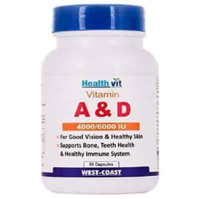 Buy Healthvit Vitamin A & D 4000 / 6000 IU