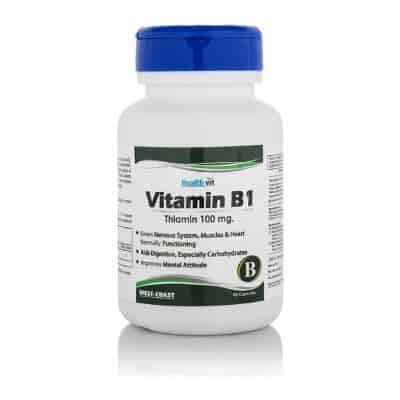 Buy Healthvit Vitamin B1 Thiamin 100mg
