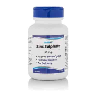 Buy Healthvit Zinc Sulphate 50mg