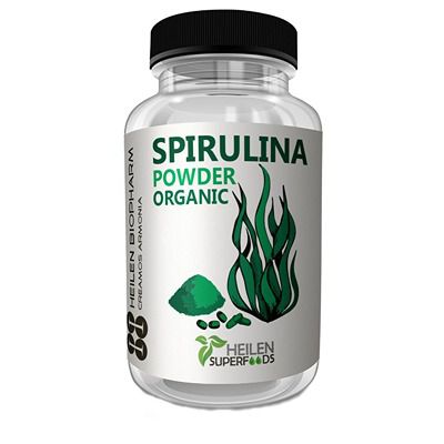 Buy Heilen Biopharm Organic Spirulina Powder Bottle