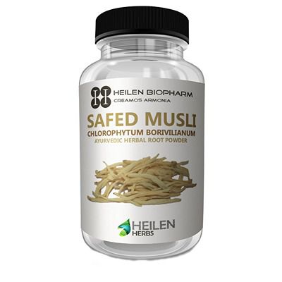 Buy Heilen Biopharm Safed Musli Powder Bottle