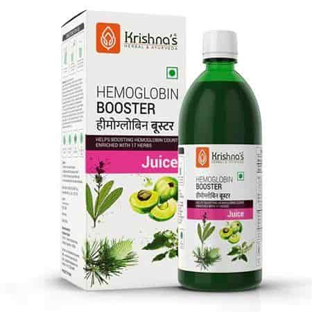 Buy Krishnas Herbal And Ayurveda Hemoglobin Booster Juice Increase Your Hemoglobin Count