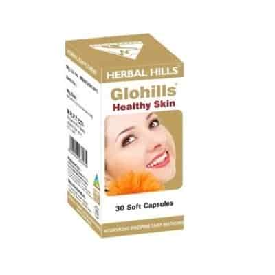 Buy Herbal Hills Glohills Ayurvedic Soft Capsules for Healthy Skin