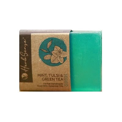 Buy Herbsense Mint Tulsi and Green Tea Herbal Handmade Soap