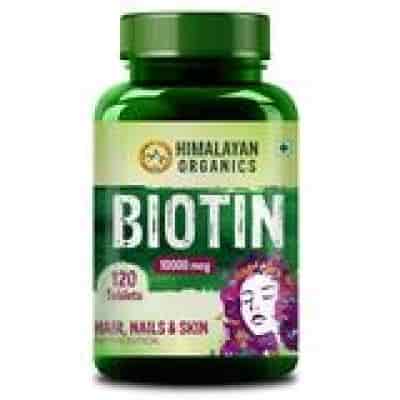 Buy Himalayan Organics Biotin 10000 mcg for Hair Growth